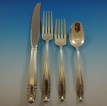 Stradivari by Wallace Sterling Silver Flatware Set For 12 Service 55 Pieces - £2,690.13 GBP