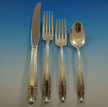 Stradivari by Wallace Sterling Silver Flatware Set For 12 Service 55 Pieces - £2,707.19 GBP