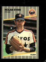1989 Fleer #368 Nolan Ryan Nmmt Astros Hof *X88098 - £4.23 GBP