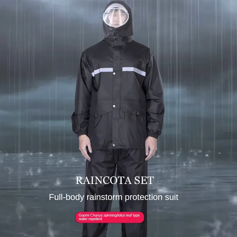 Raincoat and Rainpants Suit Full Body Rainstorm Prevention Electric Bicycle - £29.46 GBP+
