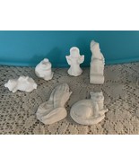 T3 - Lot of 6 Mixed Items Ceramic Bisque Ready to Paint, You Paint  - $3.75