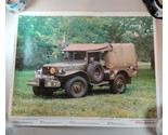 22&quot;x18&quot; Tony Sanden &#39;91 Print - Restored WWII Military 1942 Dodge WC-52 ... - $19.79