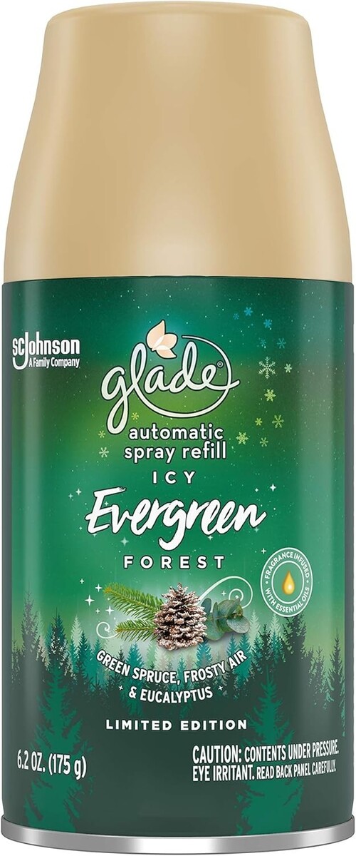 2 Glade Automatic Spray Refill Limited Edition Pine Icy Wonderland, 6.2 ... - $19.95
