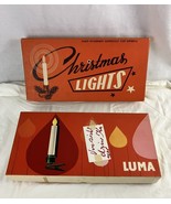 Vintage LUMA / Gimbels Clip On Candle Stick Christmas Tree Lights 2 Boxes - $125.00