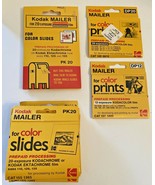 Kodak Prepaid Processing Mailers Mixed Lot - Slides &amp; Prints - Collector... - $188.77 MXN