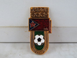 Vintage Soviet Soccer Pin -SKA Rostov Champions 1981 - Stamped Pin - $19.00
