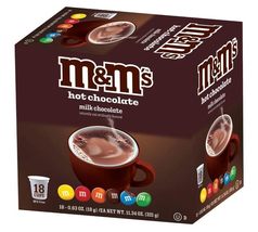 Milk Chocolate Single Serve M&amp;M Hot Cocoa Pods, 18 Count - $16.99