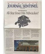 2002 Milwaukee Journal Sentinel Mini Newspaper Brewers All Star Game Mil... - $1.96