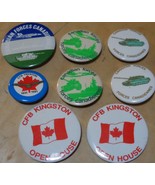 Canadian Forces 8 Military Buttons Retro Tanks CFB Kingston Trenton Cana... - $25.74 CAD