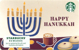 Starbucks 2020 Hanukkah Recyclable Collectible Gift Card New No Value - £1.59 GBP