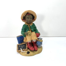 1995 Sarah&#39;s Attic Cookie Kids &amp; Friends Recipe Honey Girl School Figurine - £19.32 GBP