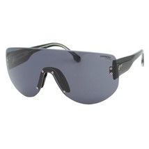 Carrera Flaglab 12 807 2K Shiny Black Men&#39;sShield Sunglasses 99-01-140 W/Case - £39.07 GBP
