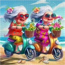 Beach Ride (used 1000 PC jigsaw puzzle) - $13.00