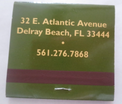 32 EAST DELRAY BEACH, FL  MATCHBOOK FULL AND UNUSED - £1.19 GBP