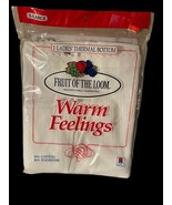 NOS Vintage Women’s Fruit of the Loom Warm Feelings XL Bottoms Thermal U... - $417.56 MXN