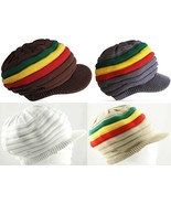 1 Medium 100% Cotton Reggae Rasta Crown Jamaica Marley Dread Lock Tam Cr... - £13.36 GBP