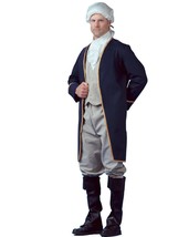 Forum Novelties Men&#39;s George Washington Deluxe Costume, Multi, Standard - £128.15 GBP