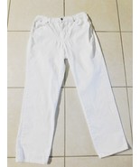 JEANS Ladies GLORIA VANDERBILT Amanda Classic White  Sz 12 Avg Worn 1-2X - £16.00 GBP