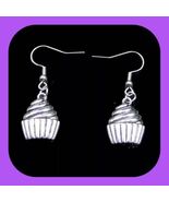 New Super Cute Whimsical Cupcake EarringsPerfect Gift  - $5.00