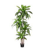 Artificial Plants, 5ft Dracaena Tree Faux Plants Indoor Outdoor Decor Fa... - $1,392.31 MXN