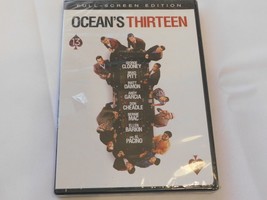 Oceans Thirteen DVD 2007 Full Screen Edition Rated PG-13 George Clooney Brad Pit - £12.14 GBP