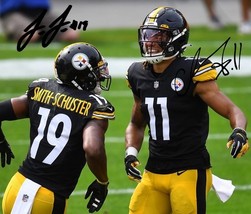 Chase Claypool &amp; Juju Smith Schuster Signed Photo 8X10 Rp Autographed Steelers - £15.61 GBP