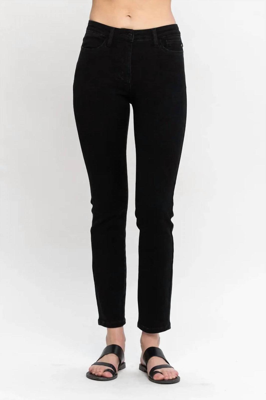 Judy Blue mid-rise slim fit jean Black - £33.14 GBP
