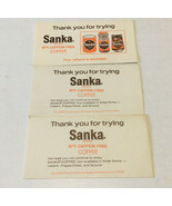 Vintage Sanka coffee paper ephemera Thank you for trying Sanka print ad  - $19.75