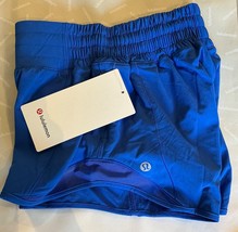 LULULEMON Hotty Hot High Rise Short 2.5” Cerulean Blue Sz 0 NWT USPS SHIP - $75.00