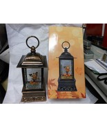 &quot;Welcome Fall Scarecrow Glitter Water Light Up Lantern 4 x 4 x 10.5&quot; NEW - $655.87 MXN