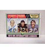 1974 Topps - Interception Leafers Dick Anderson, Mike Wagner, Bobby Brya... - £17.33 GBP