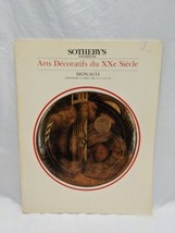 Sothebys Arts Decoratifs Du XXe Siecle Avril 1986 Catalog - £63.30 GBP