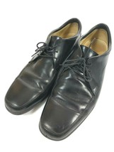 Cole Haan Collection Mens Leather Apron Toe Oxford Dress Shoes Size 10 M Italy - £31.60 GBP