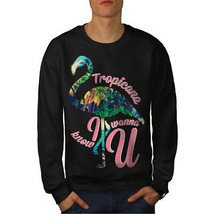 Wellcoda Tropic Jungle Cool Mens Sweatshirt, Paradise Casual Pullover Jumper - £24.11 GBP+