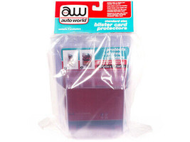 Standard Size 6 Blister Card Protectors for 1/64 Scale Blister Cards Auto World - £27.09 GBP