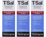(3) T/Sal Therapeutic Shampoo Scalp Build-Up Control 3% Salicylic Acid 4... - £39.37 GBP
