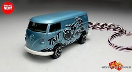 Htf Key Chain Blue Vw Panel Van Dirt Bike Volkswagen TYPE2 Custom Ltd Great Gift - £19.64 GBP