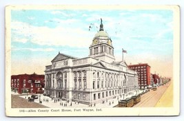 Postcard Allen County Court House Fort Wayne Indiana - £2.80 GBP