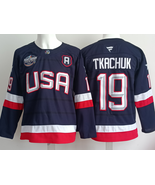 Men's Matthew Tkachuk #19 Navy Ice Hockey Jersey - $79.00