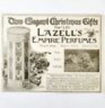 Lazell Empire Perfume Christmas 1897 Advertisement Victorian Beauty ADBN... - $378.90 MXN