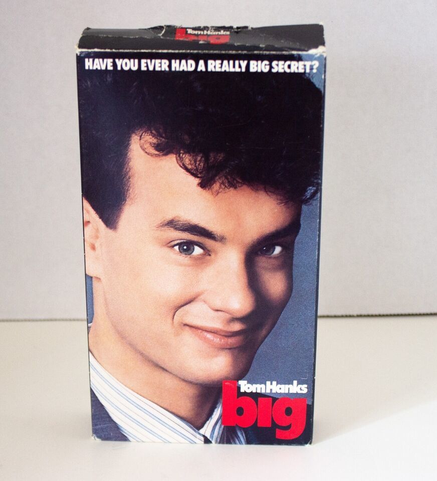Big 1988 VHS Tom Hanks 20th Century Fox Comedy Penny Marshall PG - £4.49 GBP
