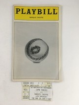 1995 Playbill Damn Yankees by Jack O&#39;Brien at Marquis Theatre with Ticket - £22.58 GBP