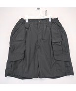 Propper Men&#39;s 36x9 Tactical Cargo Shorts Elastic Waist F5253 Black Ripst... - $459.38 MXN