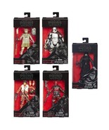 Star Wars VII The Black Series 6-Inch Action Figures Wave 2R1 Set of 6, ... - £88.41 GBP