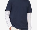 Calvin Klein Men&#39;s Smooth Cotton Solid Crewneck T-Shirt DarK Sapphire-2XL - $21.99