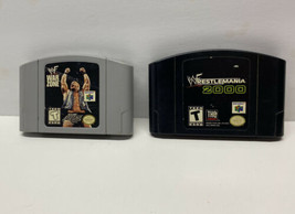 2 N64 Games: WWF War Zone &amp; WWF Wrestlemania 2000 - Cartridges Only - £15.82 GBP