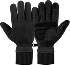 Winter Gloves - Gloves for Men Women, Stretch Fleece Gloves With Smart Touch - £11.62 GBP