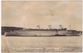 Postcard The Cunard White Star Superliner Queen Mary On War Service - £3.88 GBP