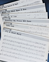 Batch of Early 80&#39;s Yamaha Play Cards for Use w/ Yamaha Playcard Keyboar... - $29.69