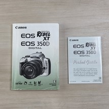 Canon EOS Digital Rebel XT 350D Camera Instruction Book &amp; Pocket Guide - $274.10 MXN